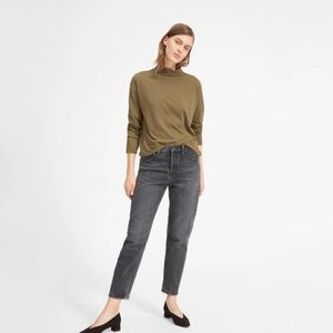 Everlane square mockneck tee